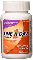 One-A-Day Women's Formula Vitamins, Tablets, 100 ct