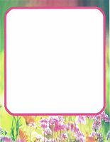 Floral Multi Colored Stationery Printer Paper 26 Sheets