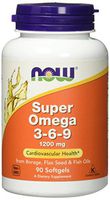 Super Omega 3-6-9 1200 mg - 90 Softgels by NOW