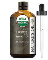 Best Peppermint Essential Oil Pure Certified Organic Therapeutic Grade 60ml
