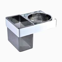 ERRichmo Hair Dryer Holder Wall Mount No Drilling Self Adhesive Hair Care Styling Tool Storage Rack for Blow Dryer,Curling Wand,Flat Iron,Straightener and Brushes with 1 Plug Hook