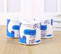 Rolls Toilet Paper,3 Ply White Toilet Tissue,Natural Wood Pulp Paper Roll for Toilet,Towels,Home,Kitchen,3 Rolls