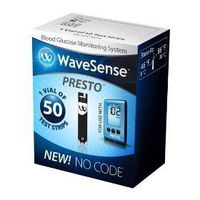 Wavesense Presto Test Strips 50/bx By, Agamatrix Inc