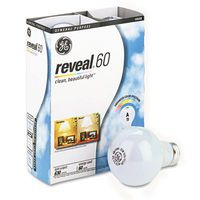 Ge 48688 Reveal Soft White 60 Watts A19, 4-Pack