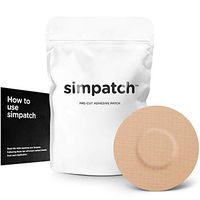 SIMPATCH – Adhesive Patch for Libre (25-Pack) – Waterproof Adhesive (Beige)