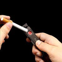 Mopoq Keychain With 2 Key Rings Including Mini Bottle Opener And Windproof Flameless Rechargeable Electronic Cigarette Lighter Function Car Key Business Creative Windproof Multi-function To Send Boyfr