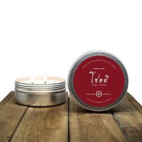 Soy Wax Aromatherapy Candle Organic Anxiety Travel Tin Sleepless Atmosphere Relaxation 4 oz. (Chok Dee Blend Travel Tin)