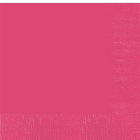 3 Ply Paper Beverage Napkins | 50ct (Bright Pink)
