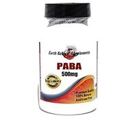 PABA 500mg * 100 Caps 100% Natural - by EarhNaturalSupplements