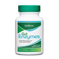 Dr. Drew Sinatra’s LifeBiome Gut Enzymes Delivers 10-Plant-Based Digestive Enzymes to Help Break Down Hard-to-Digest Foods and Ease Intestinal Upset (60 Capsules)