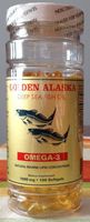 Golden Alaska Deep Sea Fish Oil Omega-3, 1000 Mg, 100 Softgels