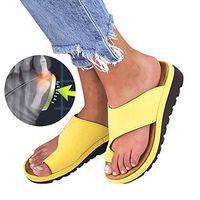 DATOO 2019 BestWalk Bunion Sandals Orthopedic Premium Toe Corrector Sandals (Yellow,37)