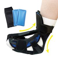 Sleep Support Night Splint, Foot and Leg Stretcher, Effective Relief from Plantar Fasciitis Pain, and Achilles Tendonitis (S/M)