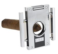 Personalized Visol Sharp Lines Chrome Cigar Cutter with Free Engraving