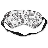 Sleep Mask Robot Eye Cover Blackout Eye Masks,Breathable Blindfold