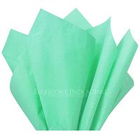 Flexicore Packaging Mint Green Gift Wrap Tissue Paper | Size: 15 Inch X 20 Inch | Count: 10 Sheets | Color: Mint Green