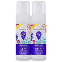 Summer's Eve FreshCycle No-Rinse Cleansing Foam, Reduces Period Odor, 5 Fl Oz, Pack of 2