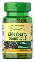 Puritan's Pride Puritan's pride Elderberry Sambucus 1250 mg 60 softgels
