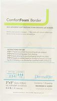 Dermarite Industries Comfort Foam Border, 2"x5, 10 Count