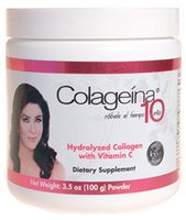 EXCELLENT SKIN, NAIL AND HAIR RESTORER W/ 100 G COLAGEINA 10, HYDROLIZED COLLAGEN WITH VITAMIN C, HARDER NAILS, REDUCED WRINKLES AND STRONGER HAIR