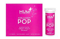 HUM Collagen Pop - Marine Collagen Drink with Vitamin C, Dissolvable Collagen Tablets for Skin Beauty Boost (30 Fizzy Tablets)