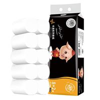 10/20 Rolls Toilet Paper Roll, Ultra Soft Toilet Paper, Household Toilet Paper Skin-Friendly 3-Ply Paper Towel Napkin, Home Kitchen Enviro Toilet Tissue for Daily Use, Highly Absorbent (B:10 Roll)