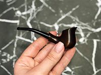 Mini Wooden Pipes Natural Pear Wood Pipe Original Gifts Wooden Hand Carved Collectible Pipes Sherlock Holmes Design Smoking Tobacco