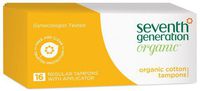 Frontier Natural Products Co-Op 221682 Seventh Generation Chlorine Free Applicator Tampons Regular 16 Count