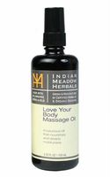 Indian Meadow Herbals Love your body massage oil 3.32fl/oz