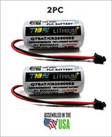 2PC Mitsubishi Q7BAT, CR23500SE 3V 5000mAh PLC Replacement Battery
