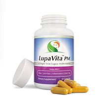 LupaVita PM by Lupavita Vitamins - Lupus Vitamins LupaVita - Lupus Supplements - Vita Sleep PM Vitamins - Ginger Boswellia plus Magnesium with Vitamin B6 - Professional Health Products