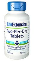 Life Extension Two Per Day Tablets, 120 Count