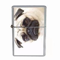 Dog pug cute Dual Torch Lighter