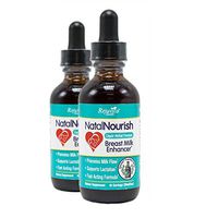 Natal Nourish Milk Supply Lactation and Breastfeeding Support - Advanced All-Natural Liquid for 2X Absorption - Fenugreek, Blessed Thistle, Anise Seed, Turmeric and More