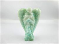 Jet Amazonite 2" Angel Gemstone Divine Spiritual 40 Page Crystal Therapy Booklet Gift Archangel Suruel Raphael Raguel Michael Gabriel Remiel Uriel