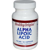 Healthy Origins Alpha Lipoic Acid - 600 mg - 60 Capsules -pack of 1