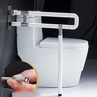 Liweibao-Home Grab Bar Grab Bars for Bathroom Toilet Safety Rails Handicap Flip Up Grab Bar Shower Safety Tub Toilet Bars for Hand Rails Bathtub Support Handles Assist Bathroom Safety Accessories