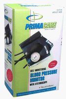 Prima Care Medical Aneroid Self-Taking Kit Manual Blood Pressure Monitor For Adults - 1 Kit