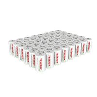 Tenergy Centura Lite 1.2V NiMH Rechargeable D Battery, 3000mAh Low Self Discharge D Cell Batteries, Pre-Charged D Size Battery, UL Certified, 48 Pack