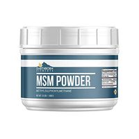 Methylsulphonylmethane MSM Powder, (2 lb) for Joint & Connective Tissue Support, Muscle Recovery, Post Workout, Resealable Tub by Earthborn Elements