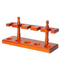 MUXIANG Rosewood Tobacco Pipe Tools Fittings Handmade Solid Wood Straight Line Vertical Type 5 Pipe Racks Dismountable Romanesque Stand