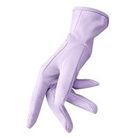 Yjdr Full Palm Slip, Driving Sun Protection Gloves, Outdoor Sports, UPF50+, Gloves Summer Thin Section Sunscreen Summer Female Breathable Riding Sunshade UV Five Finger Gloves (Color : Purple)