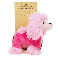 Cozy Hottie Pink Poodle Plush Microwaveable Toy