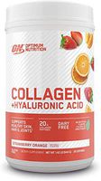 Collagen Peptides Powder By Optimum Nutrition, Vitamin C & D for Immune Support, 20g Hydrolyzed Collagen with Hyaluronic Acid, Strawberry Orange, 28 Servings, Supports Healthy Skin, Hair & Joints