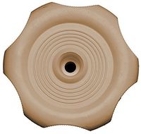 RV Designer H718 1/2'  Shaft  Window Knob,Beige