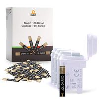 Dario Blood Glucose Test Strips for The Dario and Dario LC Blood Glucose Monitoring System. Great for Diabetics to Keep Track of Blood Sugar Levels (100)