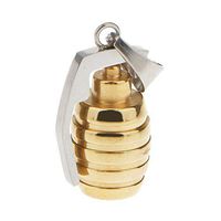Fashion Grenade Stainless Steel Charm Necklace Pendant DIY Jewelry Gold Cute For gift Simple Elegant Jewerly Women Comfortable Accessory Best Comfy Wonderful
