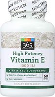 365 Everyday Value, High Potency Vitamin E 1000 IU, 60 ct