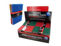 5 Pack jumbo scouring pads - Case of 25