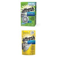 Affresh Washer Machine Cleaner, 6-Tablets, 8.4 oz Plus Affresh W10282479 Dishwasher Cleaner, 6 Tablets